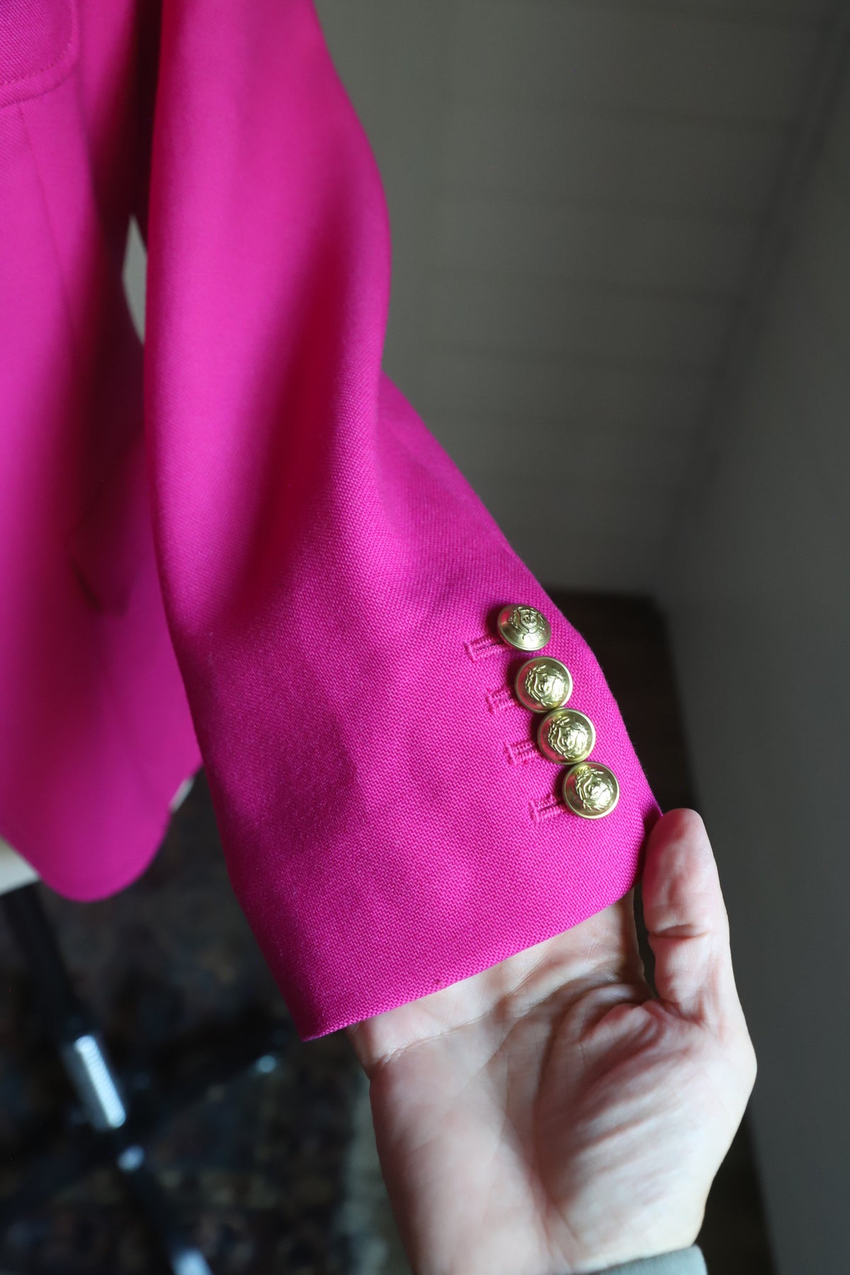 JCrew hot pink wool blazer size 4