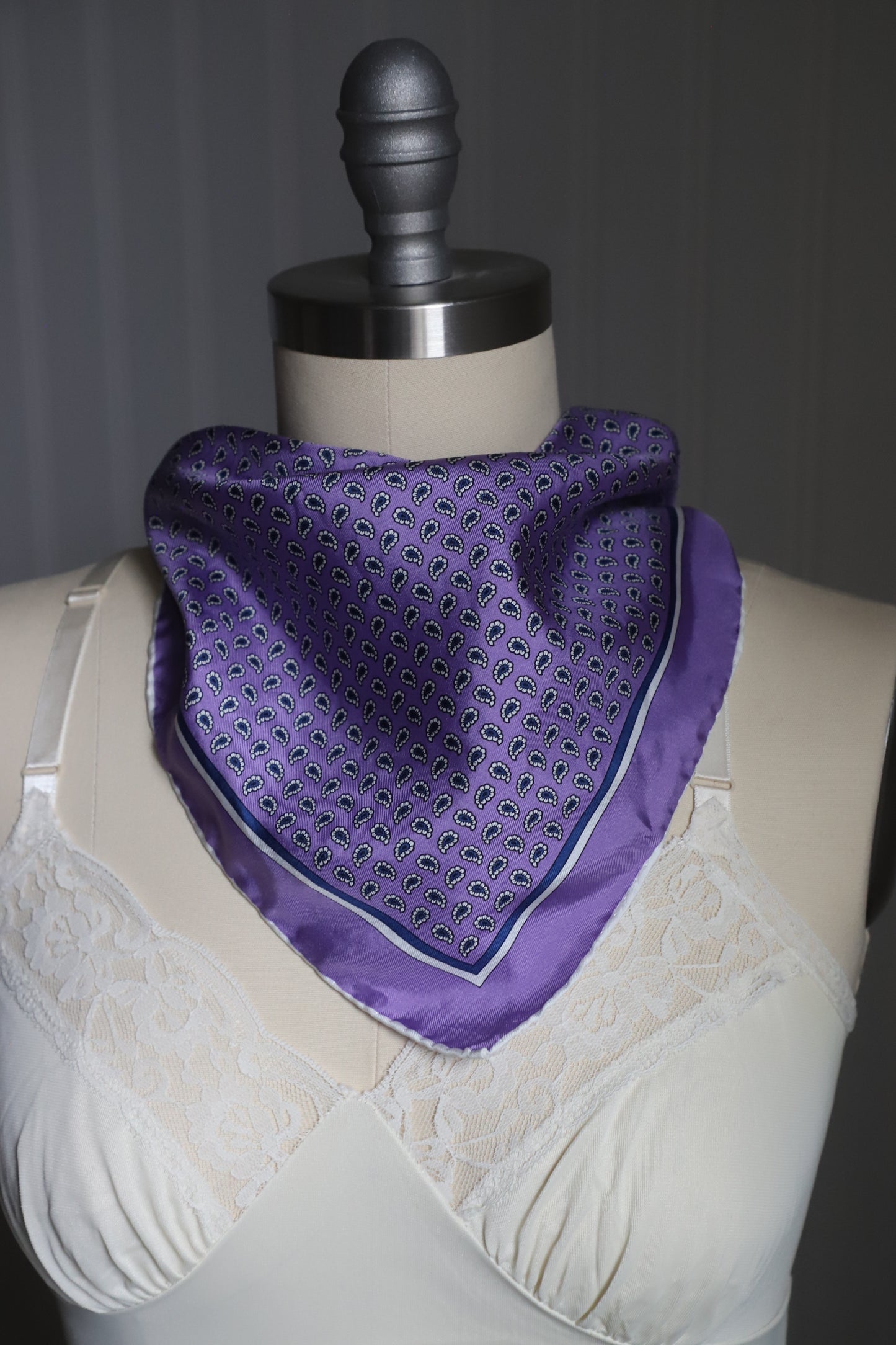 Small Vintage silk scarf