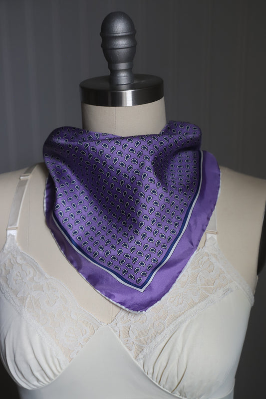 Small Vintage silk scarf