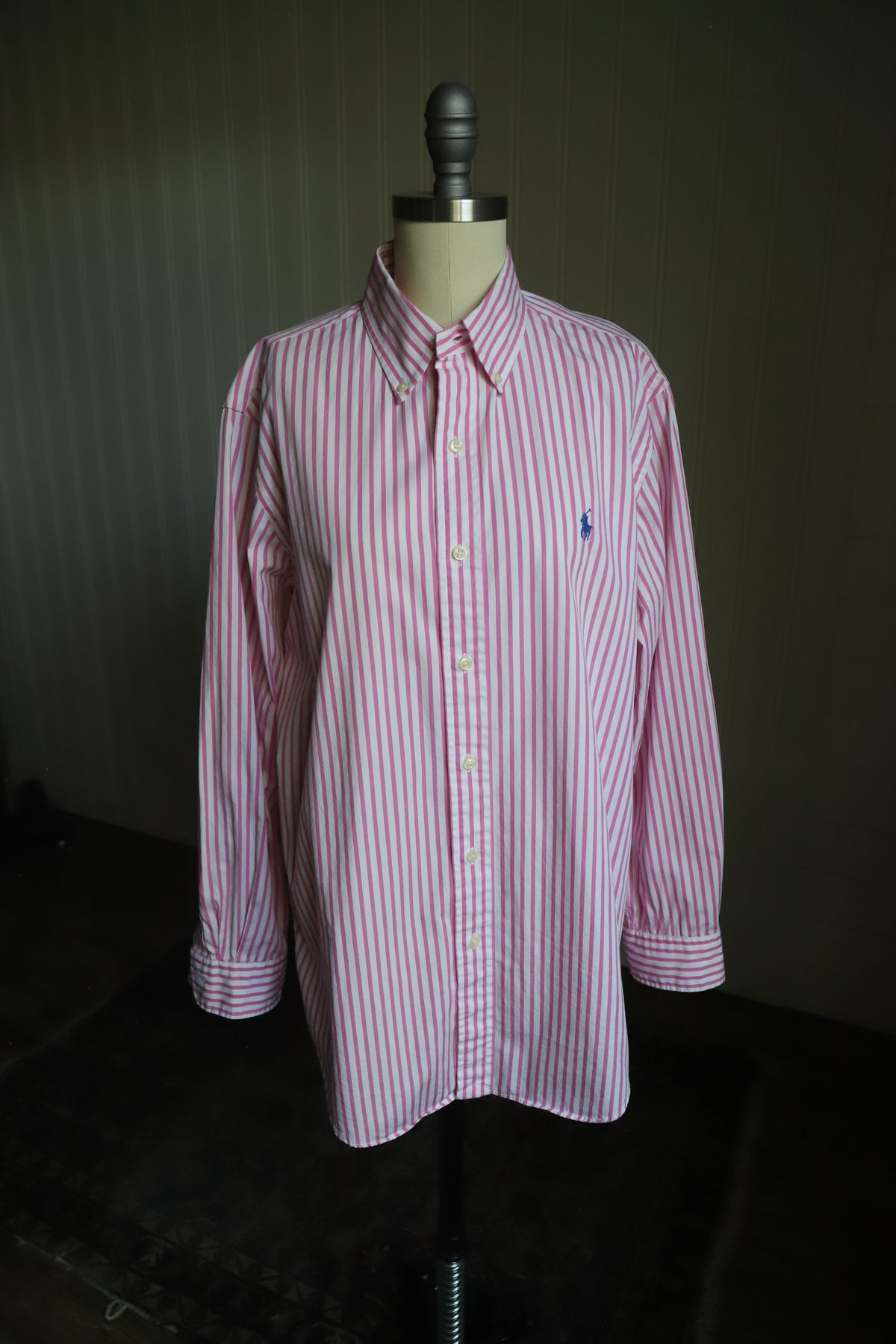 Polo Ralph Lauren pink stripe button down