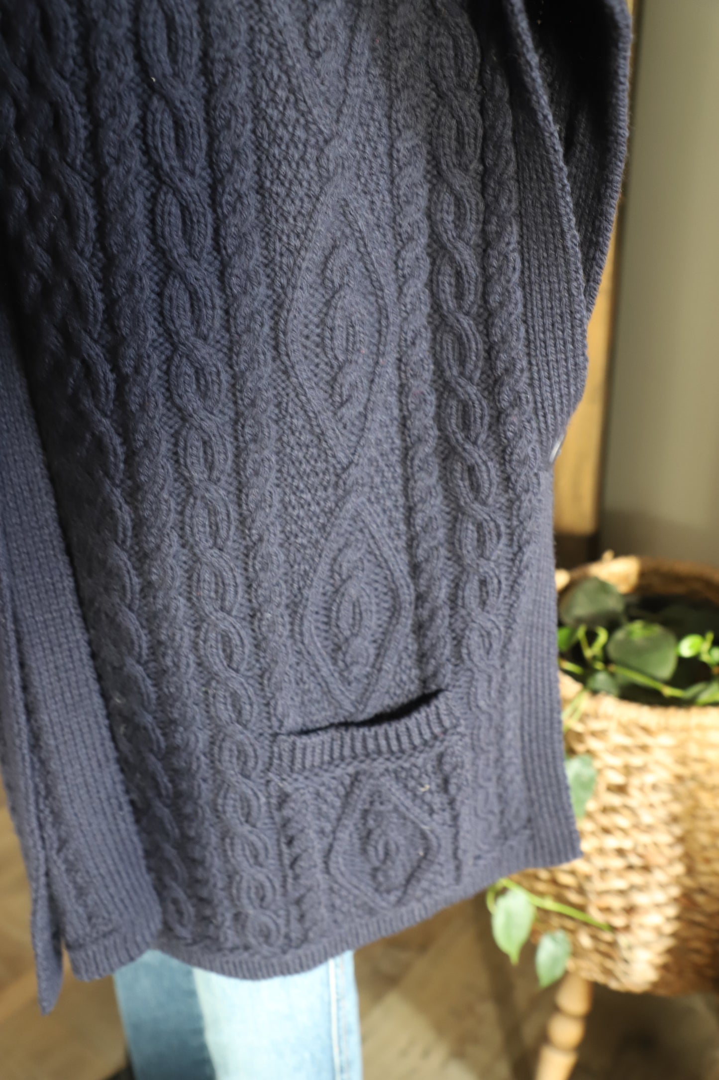 Aran Crafts Irish wool poncho