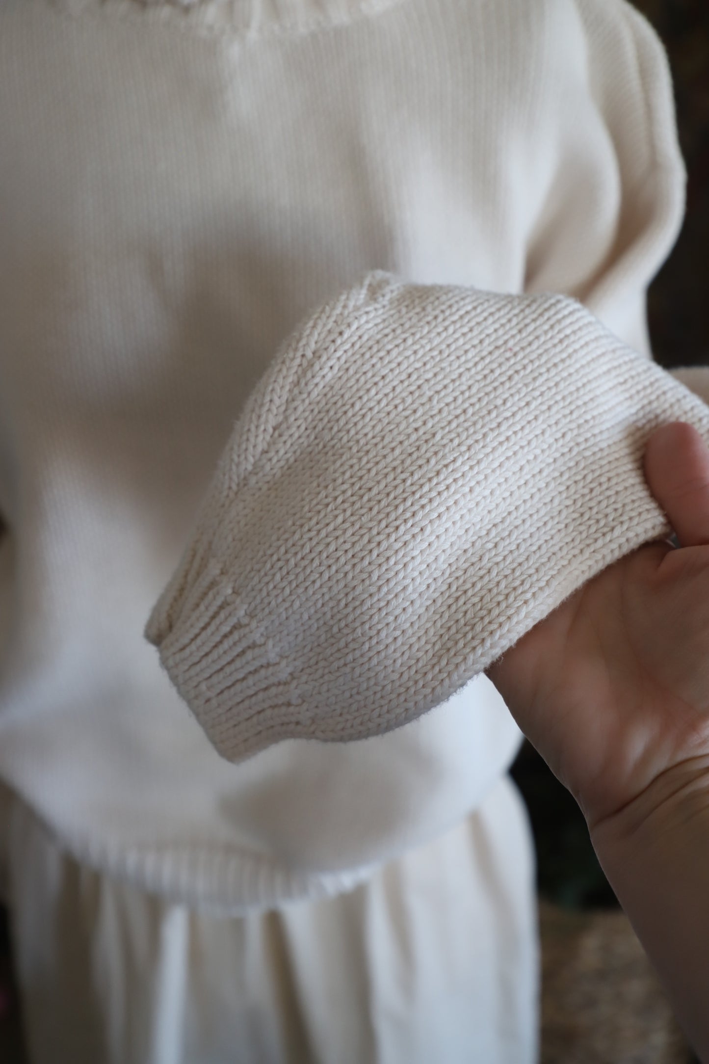 Vintage cotton sweater, M