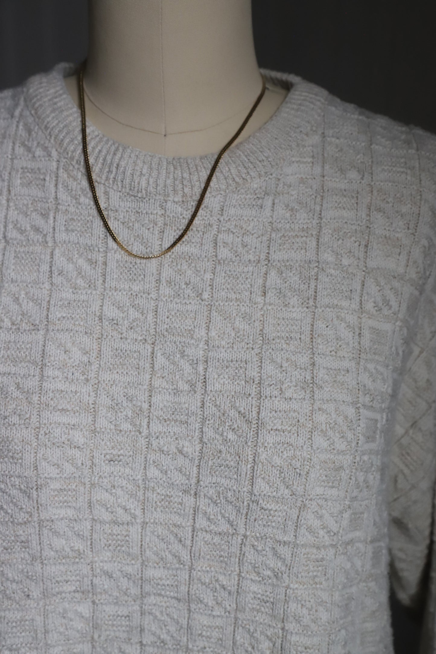 Vintage cotton blend sweater