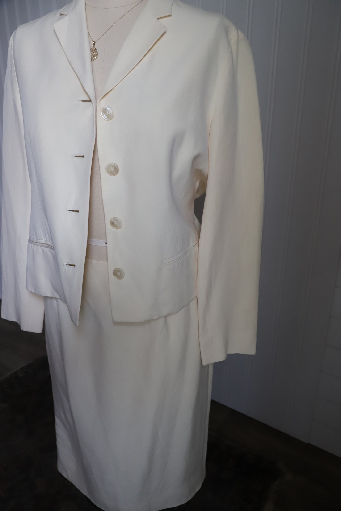 Vintage Ralph Lauren silk/linen set size 12P