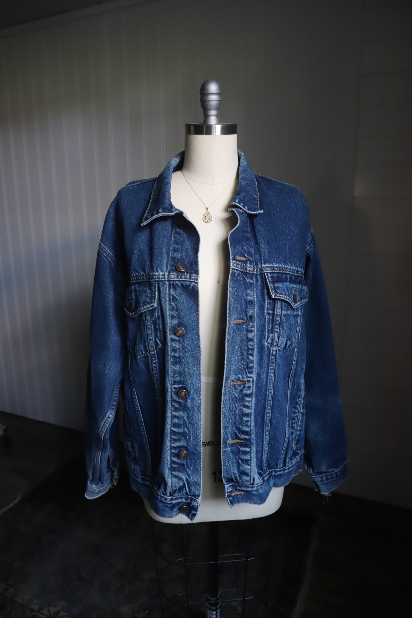 Vintage upcycled denim jacket