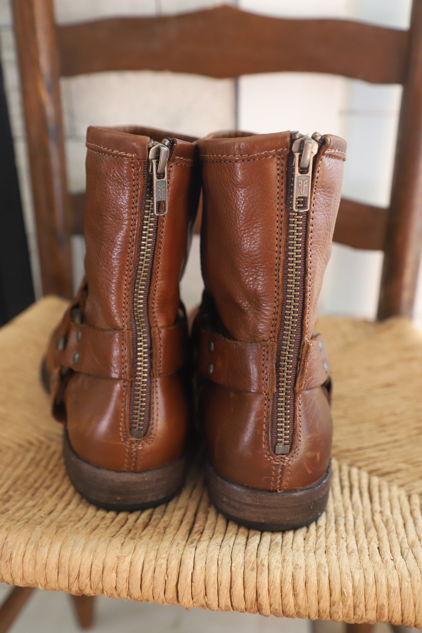 Frye Phillip Harness boots size 9.5