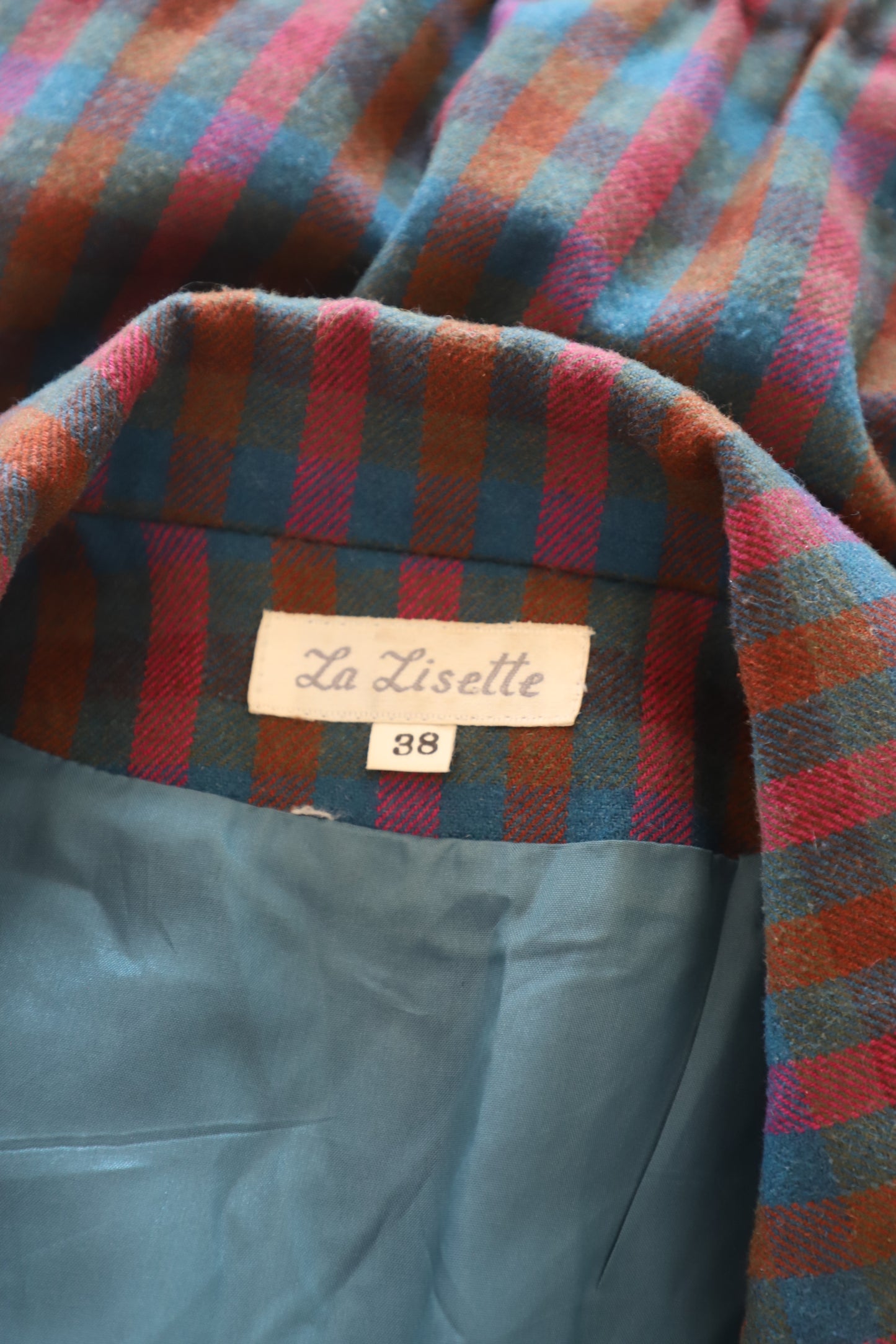 Vintage plaid jacket