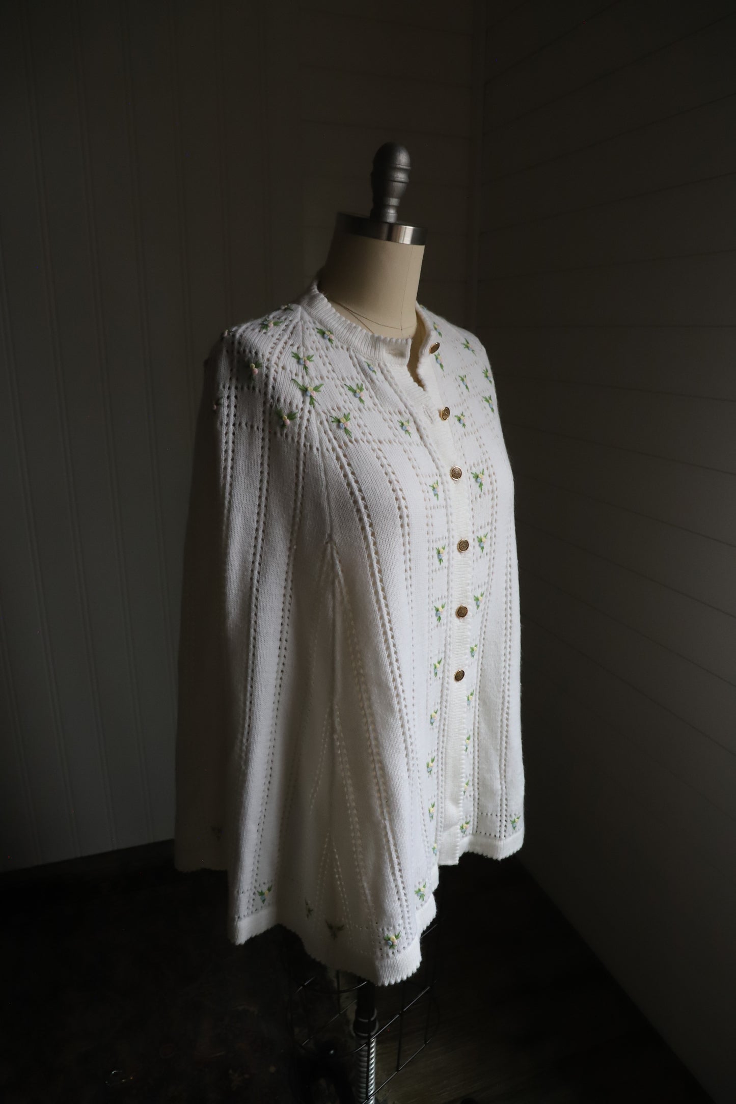 Vintage acrylic cape