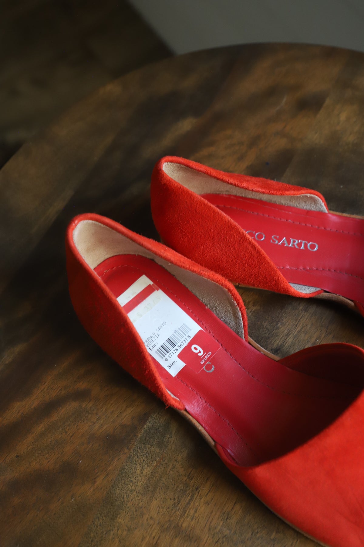 Vintage Franco Sarto suede flats