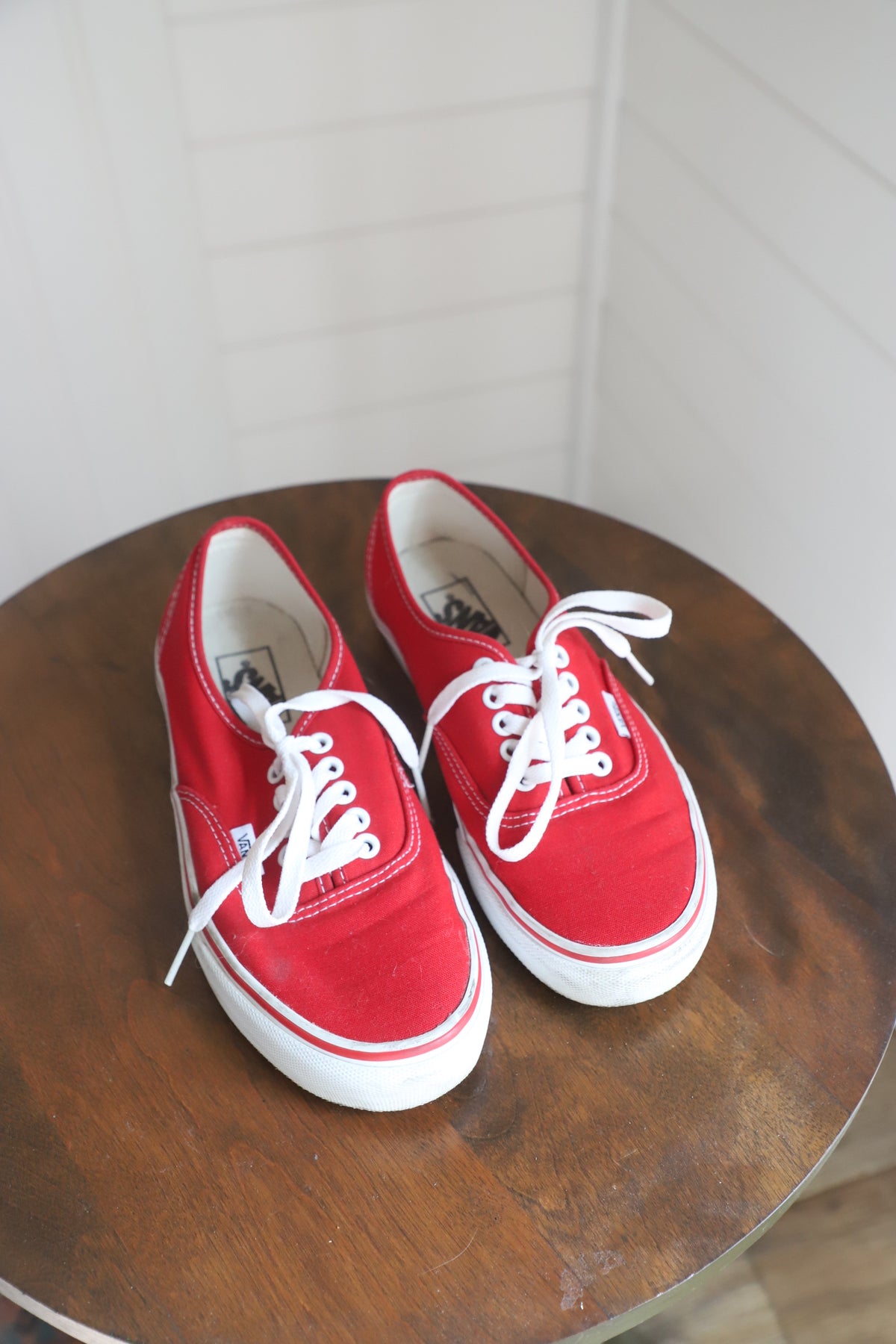Classic red Vans size 8.5