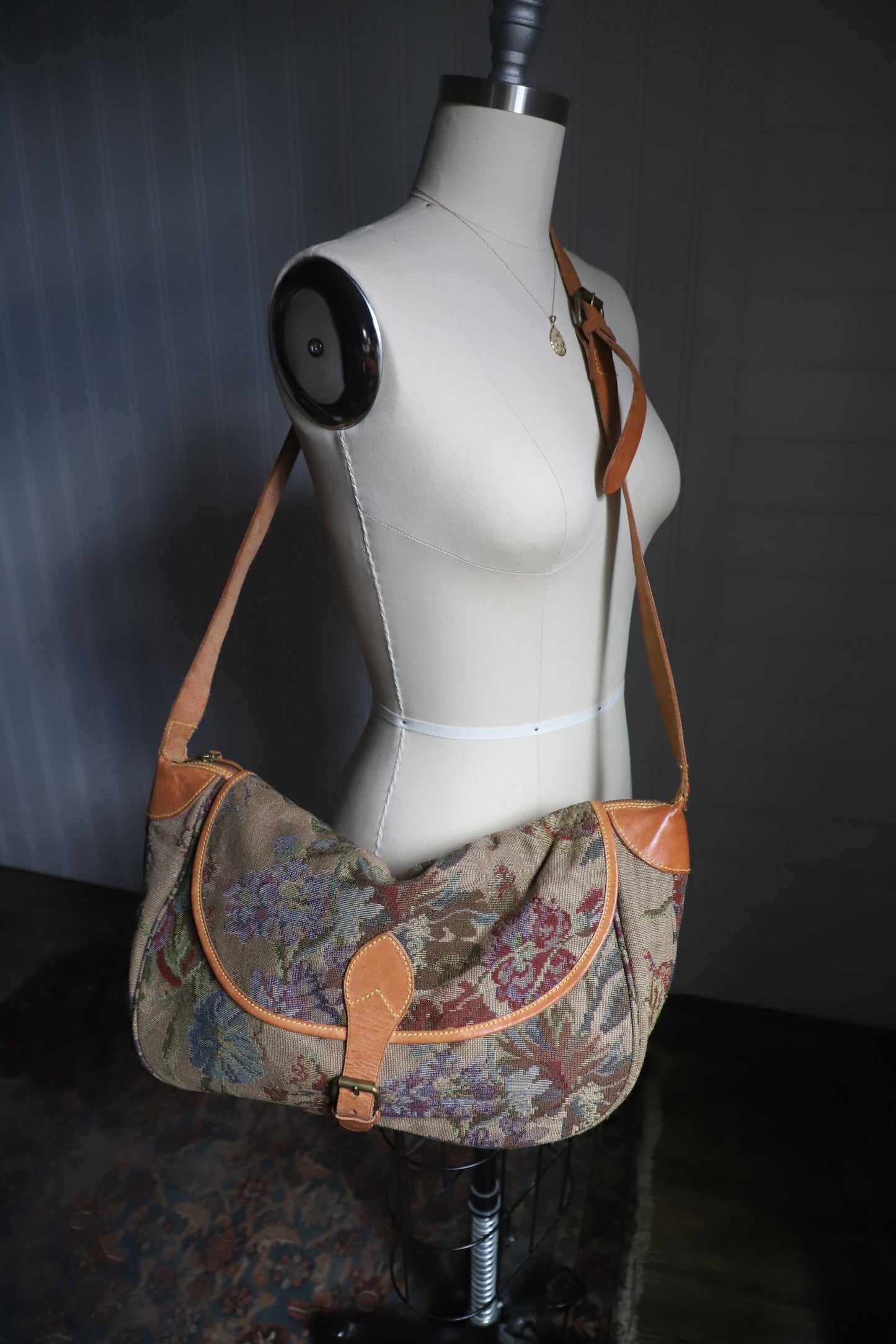 Vintage Polo Ralph Lauren tapestry bag