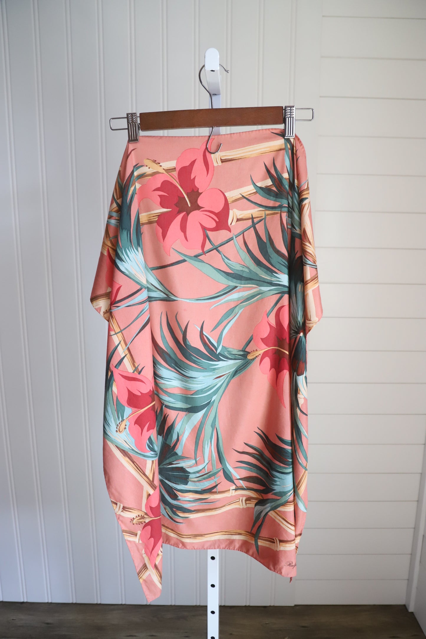 Tropical silk Ralph Lauren scarf