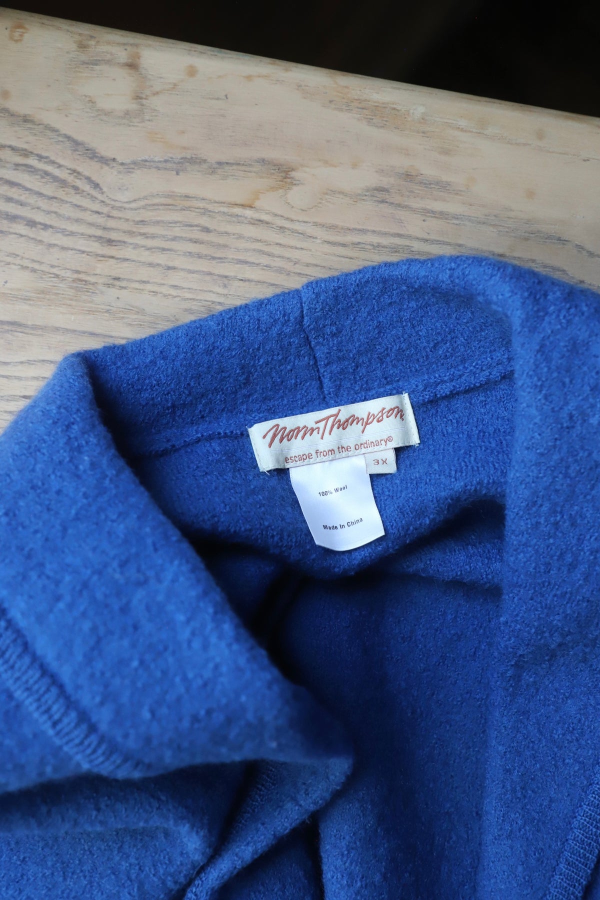 Vintage boiled wool shacket size 3X