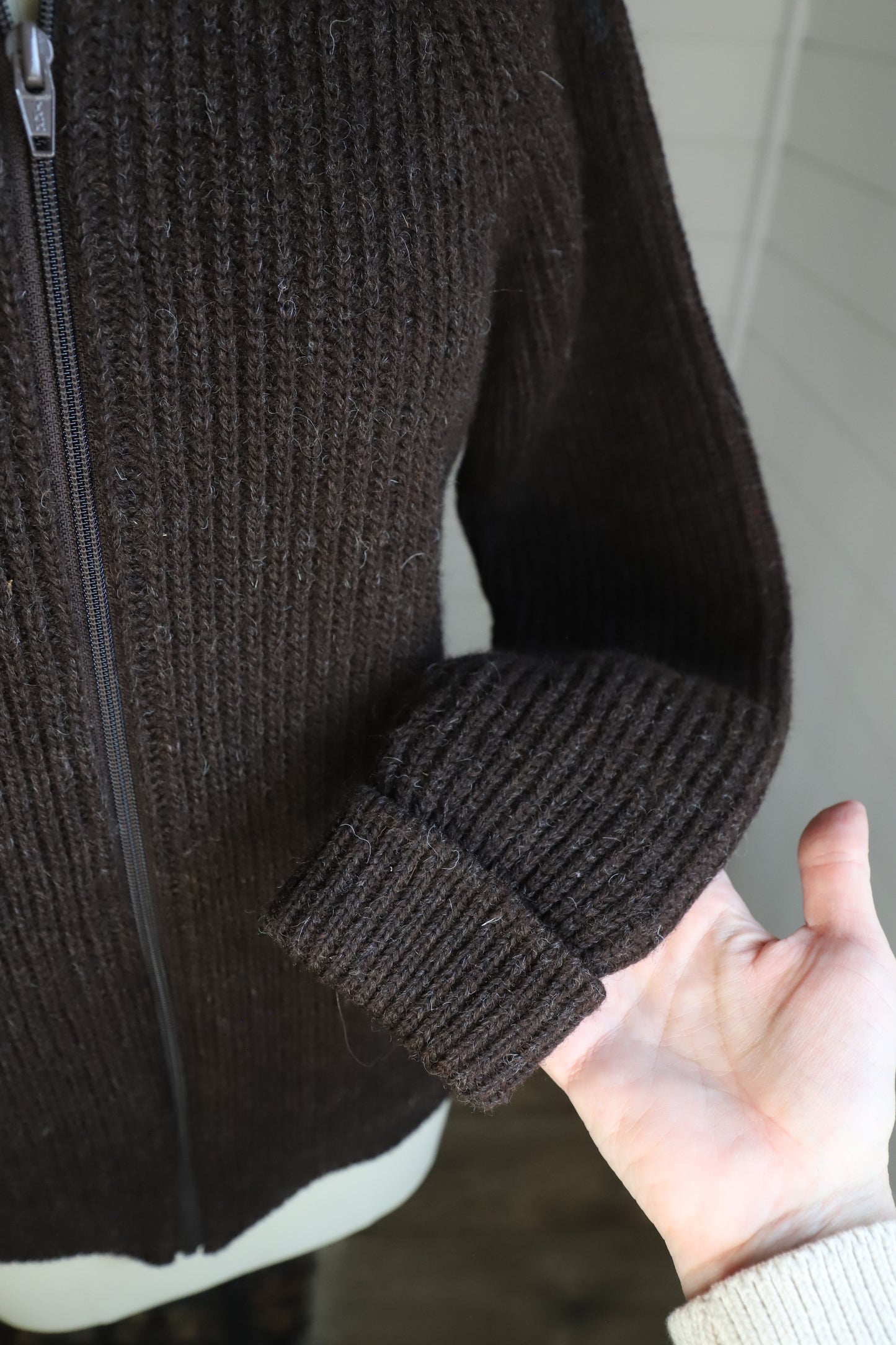 Vintage made in England LLBean zip up