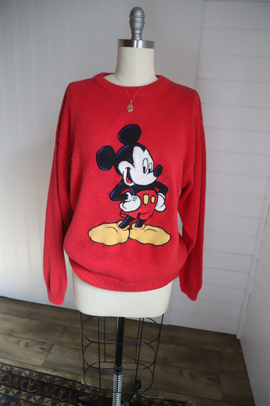 Vintage 90’s Mickey sweater size L