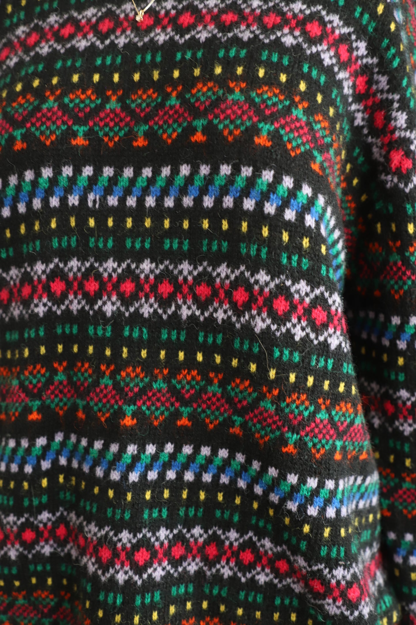 Vintage Shetland wool sweater XL
