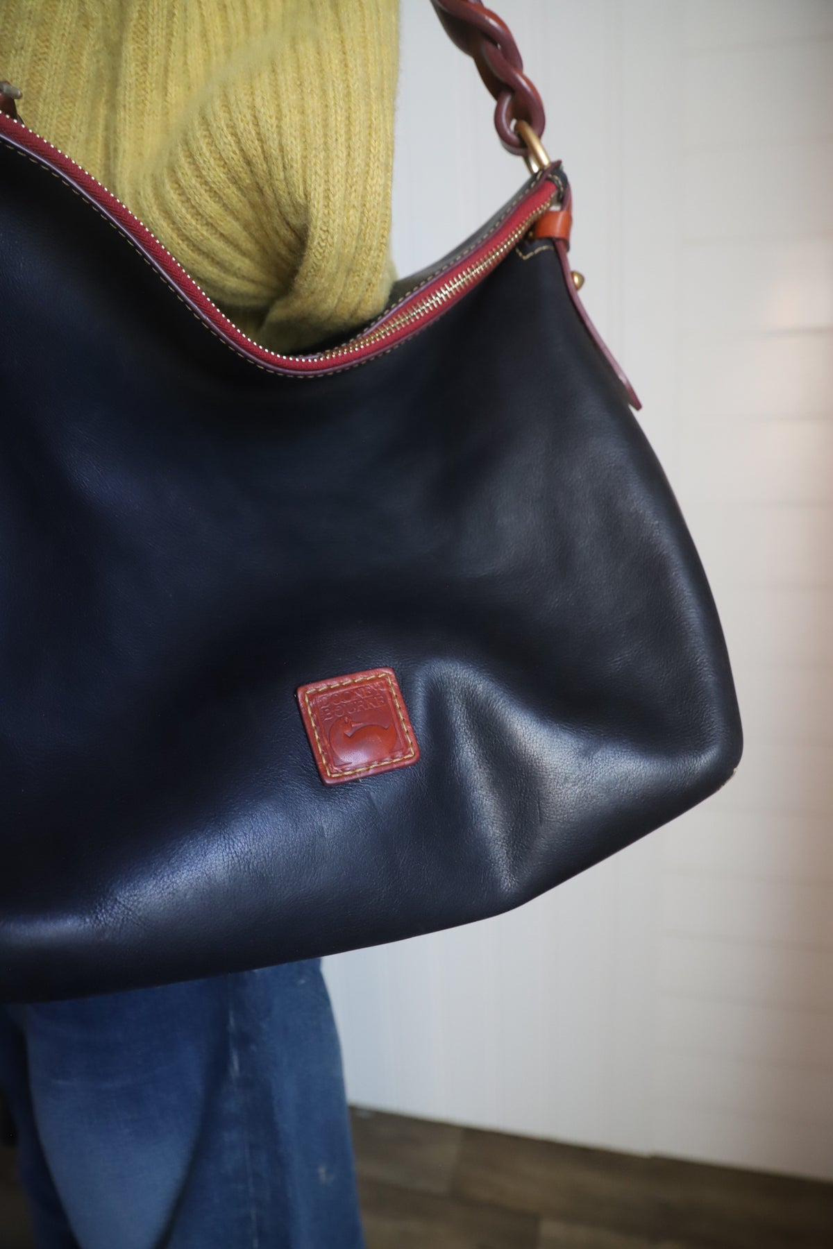 Dooney and Bourke Florentine Twist Strap hobo bag