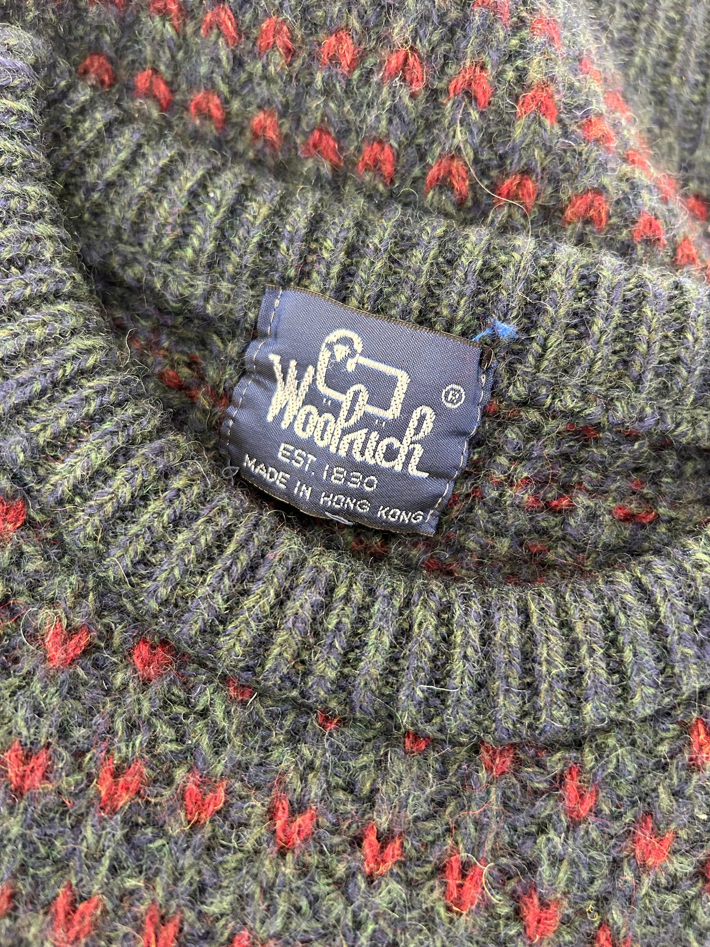 Vintage Woolrich wool sweater