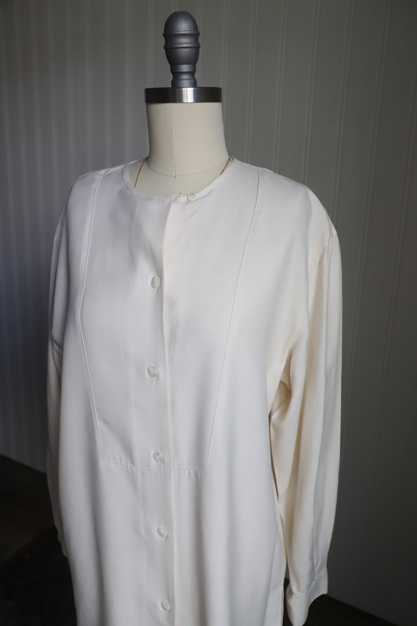 Vintage Silk tunic blouse size S