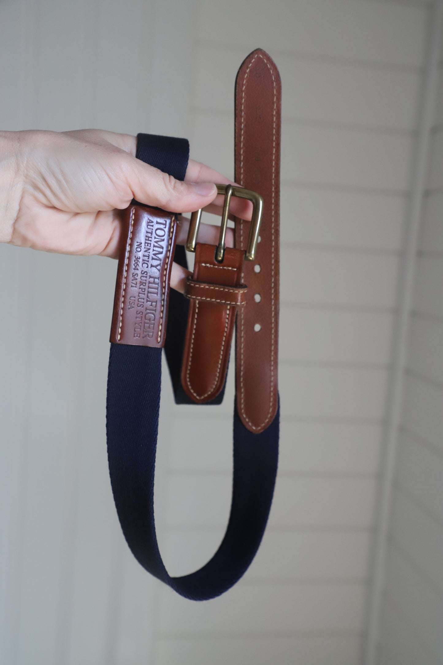 Vintage USA made Tommy Hilfiger belt