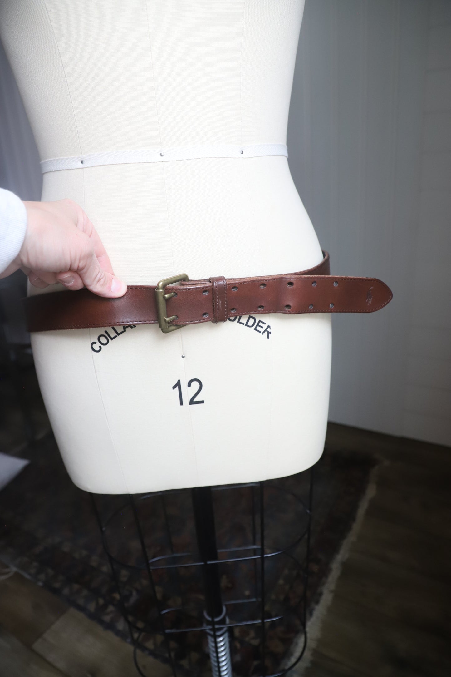 Polo Ralph Lauren dark leather belt