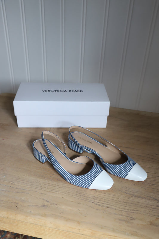 NIB Veronica Beard Cecile sling back shoes ($375 retail) size 7
