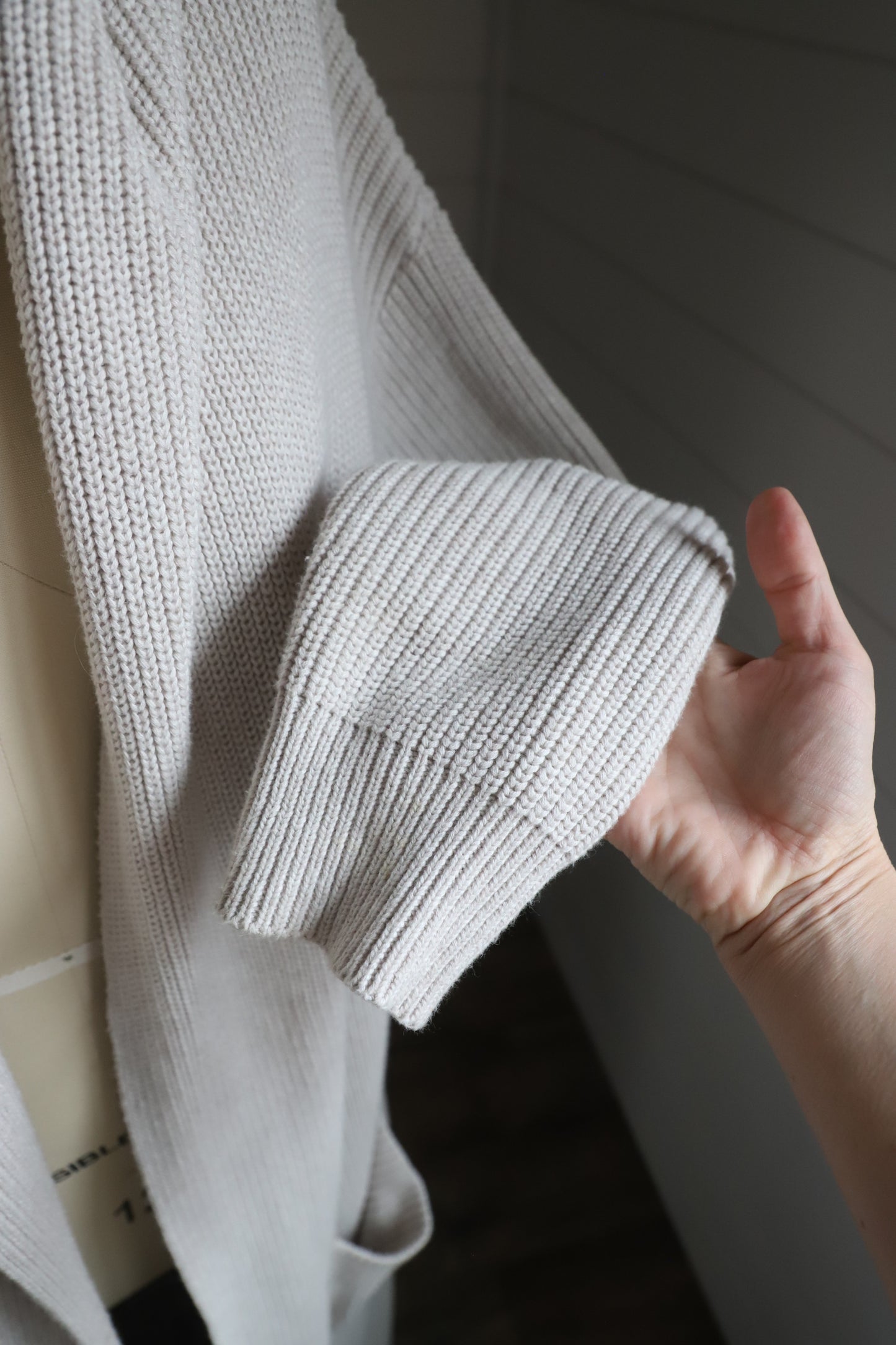 Goumi Organic cotton duster cardigan, OS