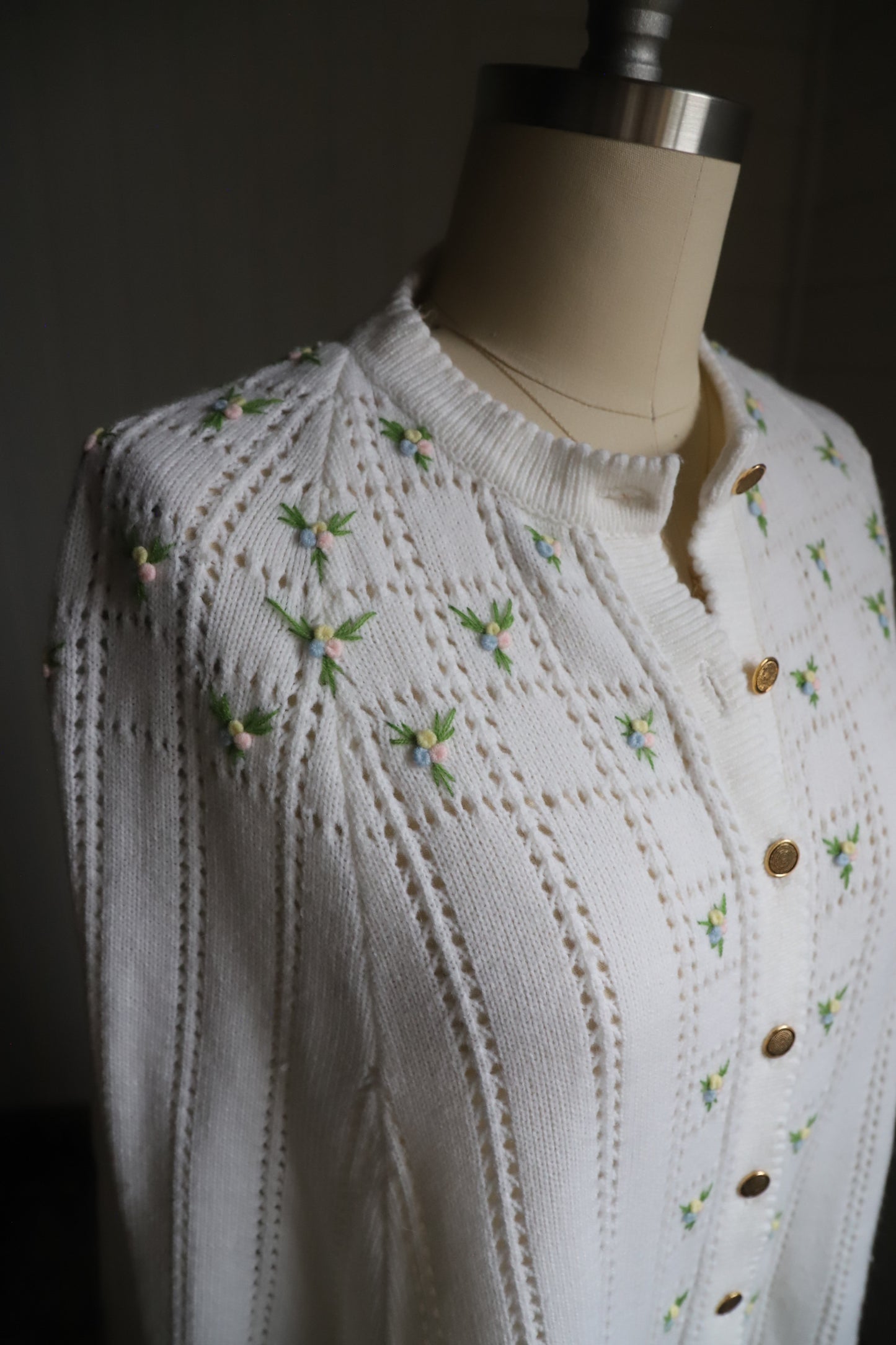 Vintage acrylic cape