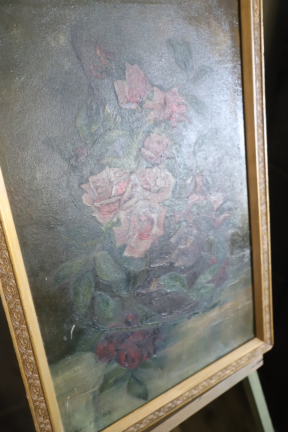 Antique 1902 original painting