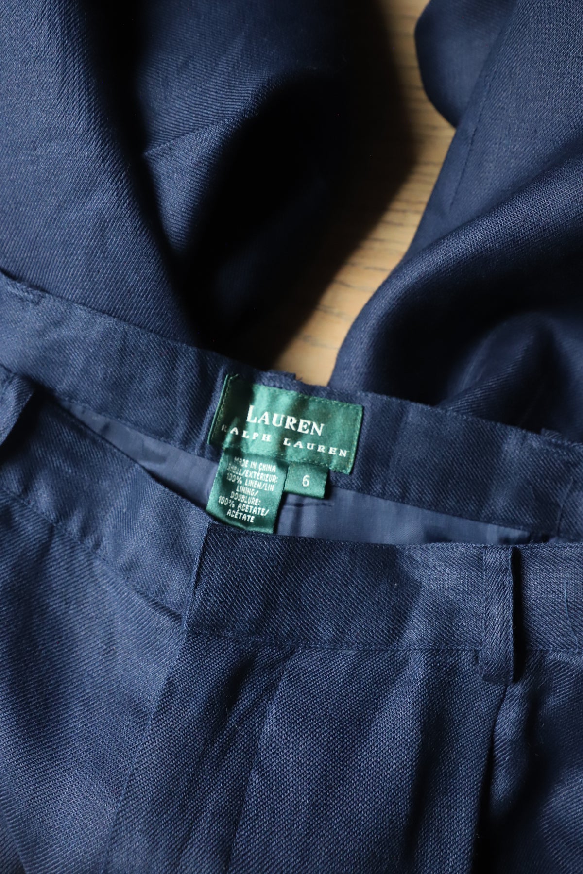 Vintage Ralph Lauren linen trousers size 6