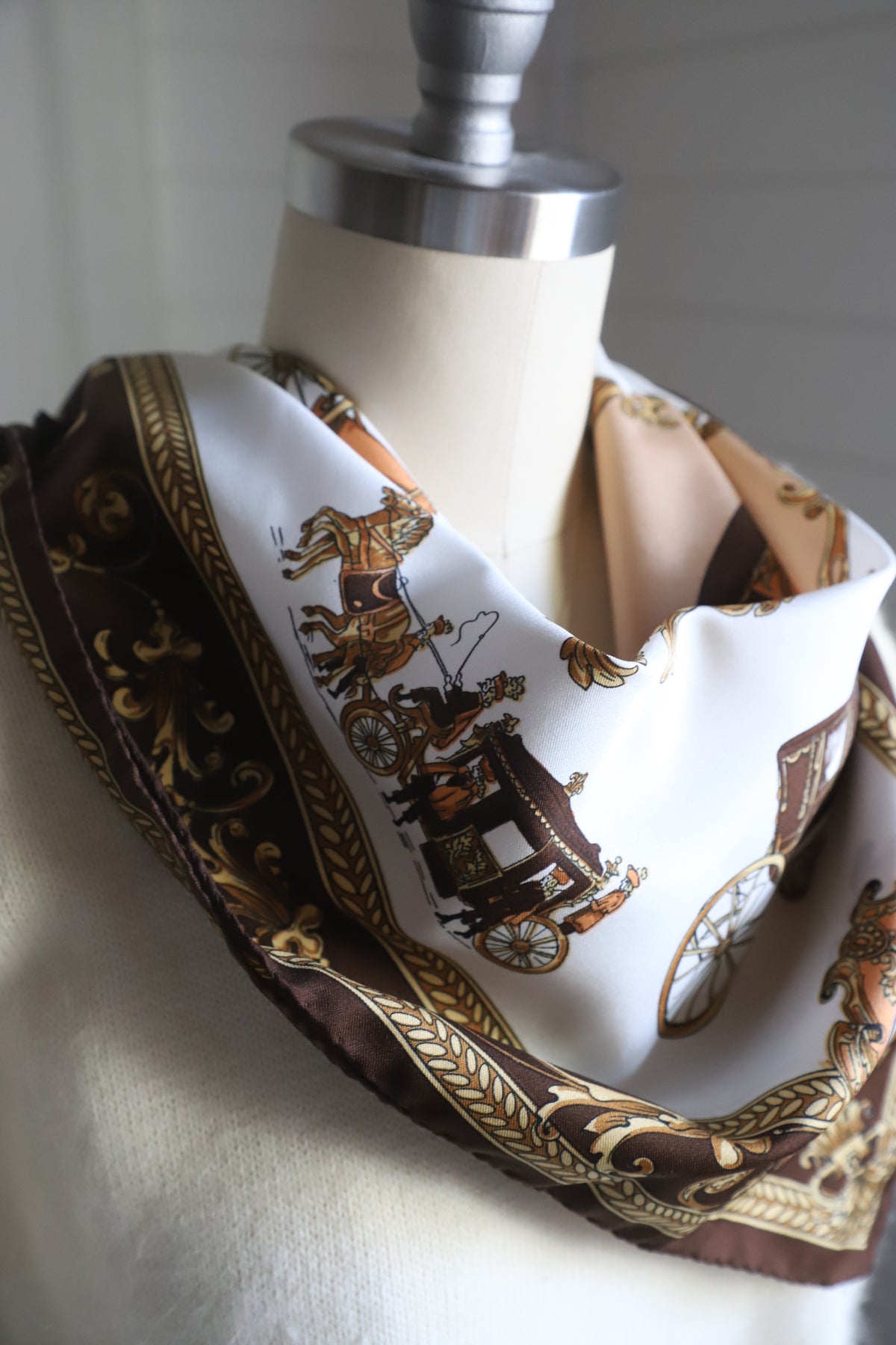 Vintage 1970’s Italian horse scarf