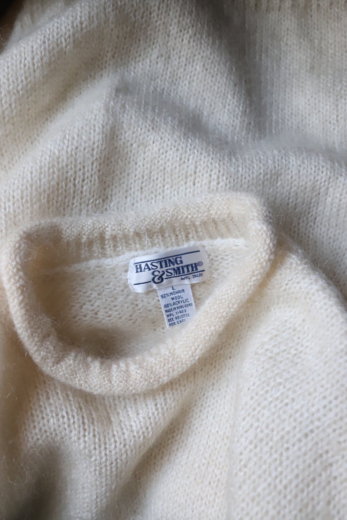 Vintage Mohair blend rollneck sweater size L