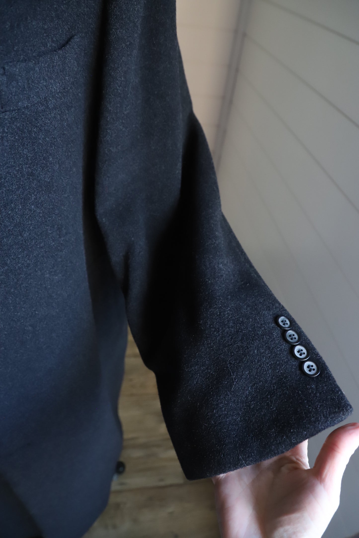 Vintage wool/cashmere Ralph Lauren overcoat (plus size)