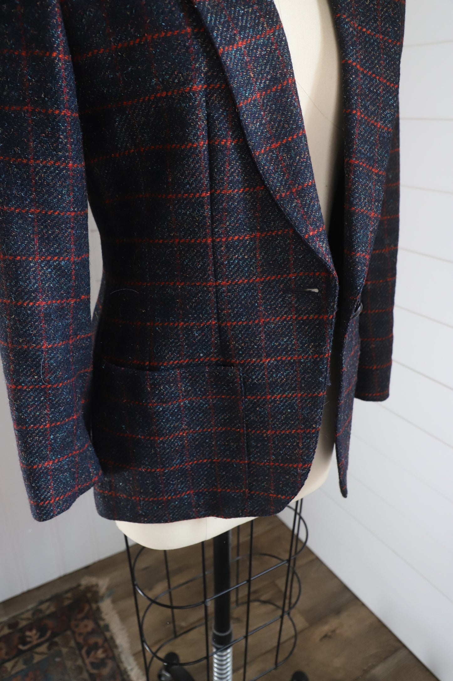 Vintage Anne Klein wool blend blazer size 10