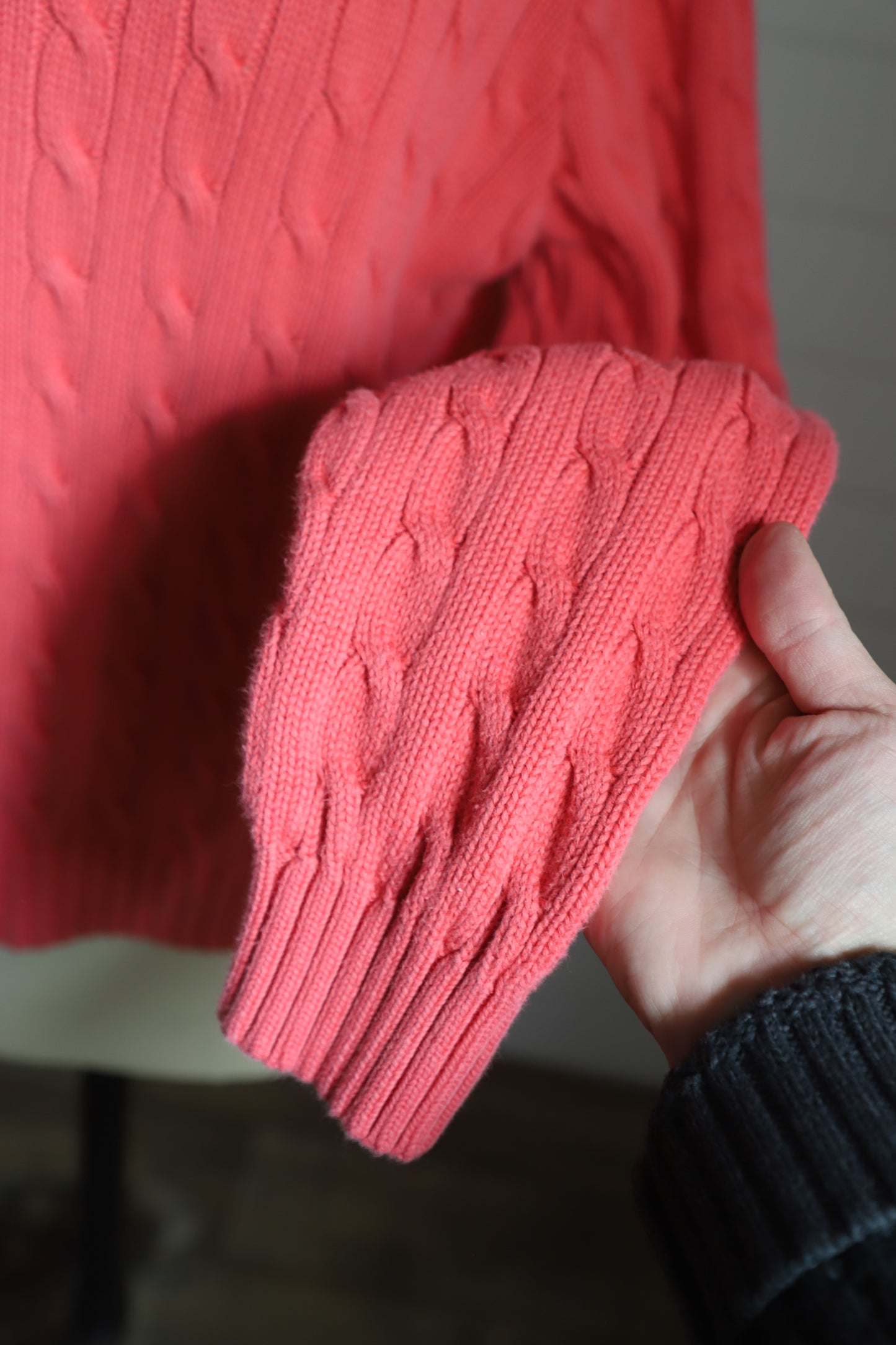 Polo Ralph Lauren coral sweater(see description for sizing)