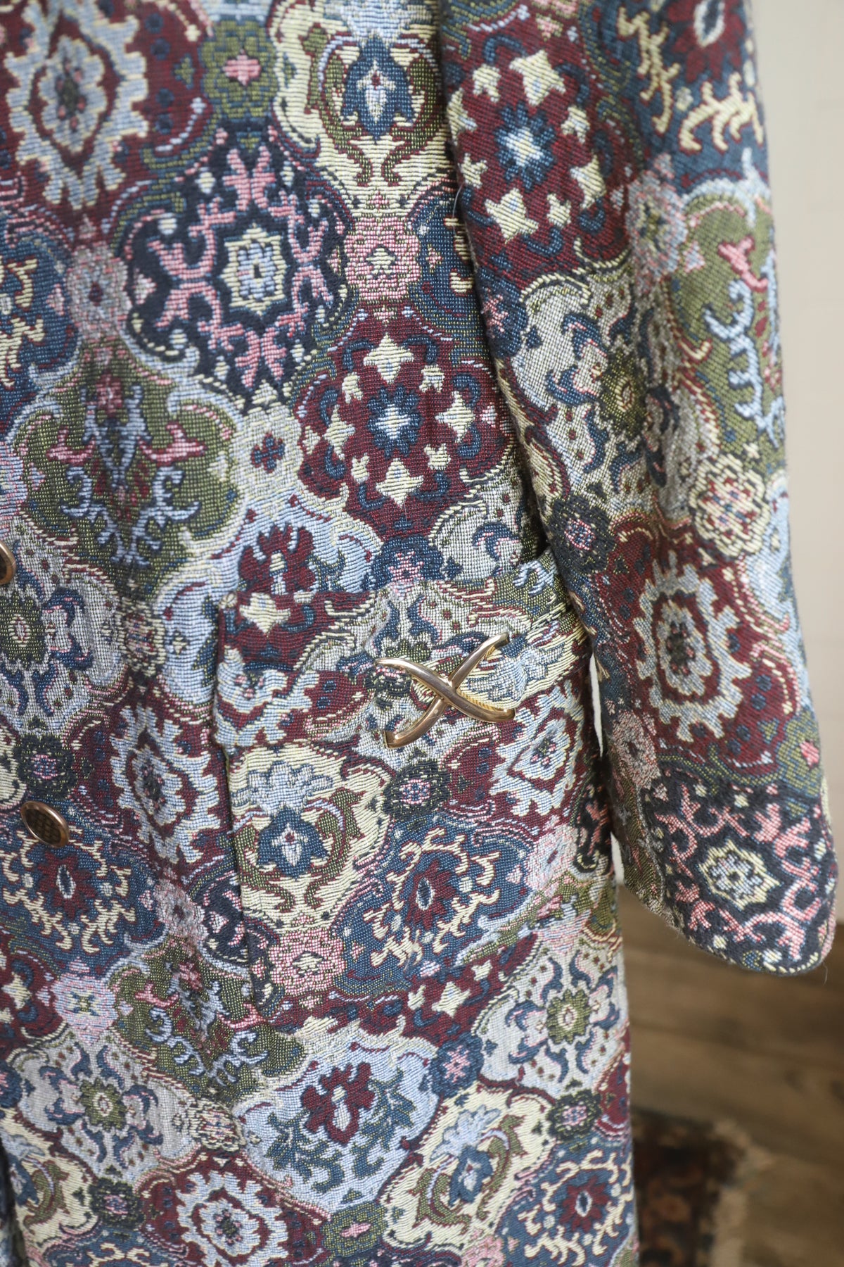 Vintage Fashionbilt tapestry coat