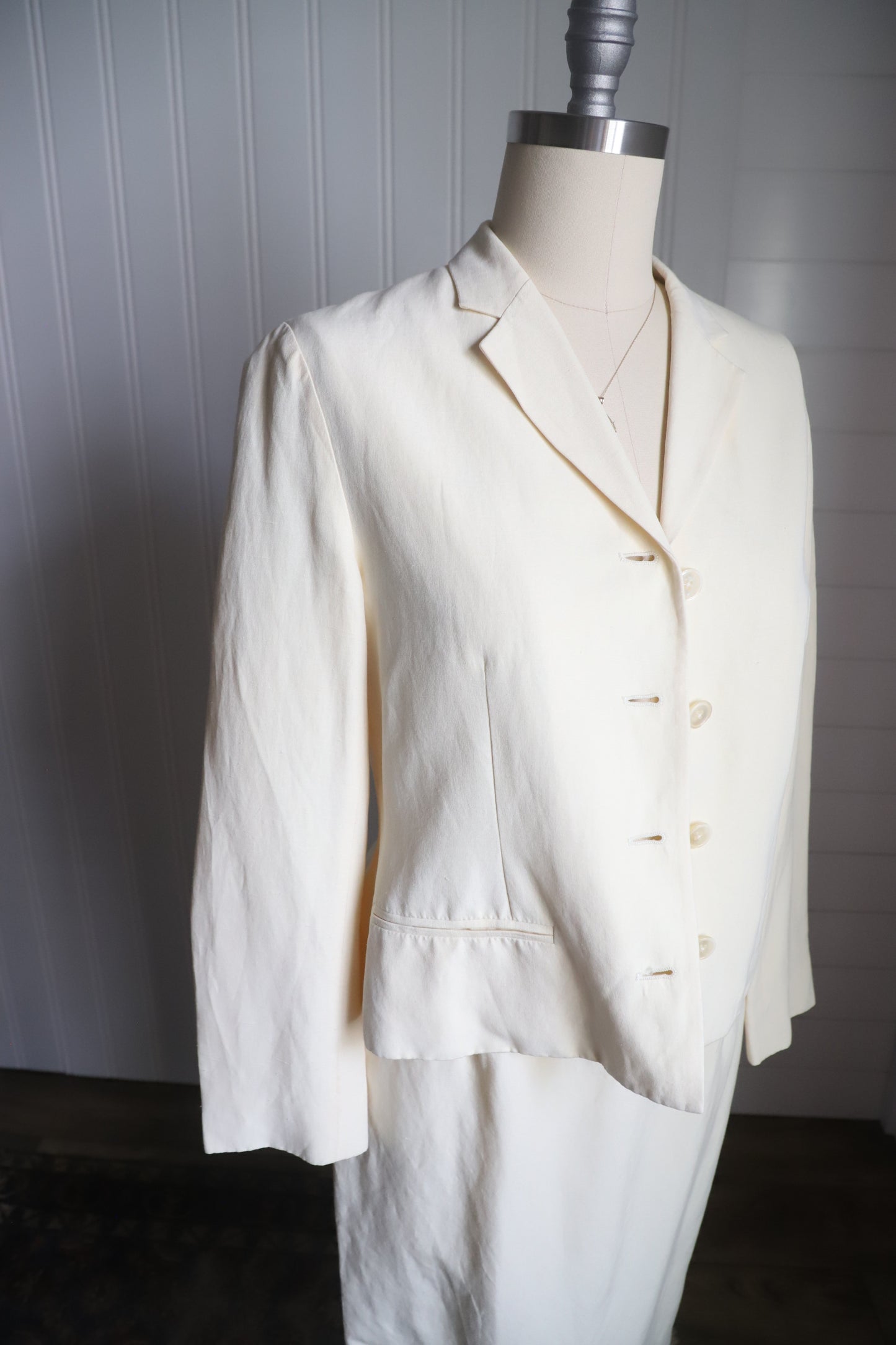 Vintage Ralph Lauren silk/linen set size 12P