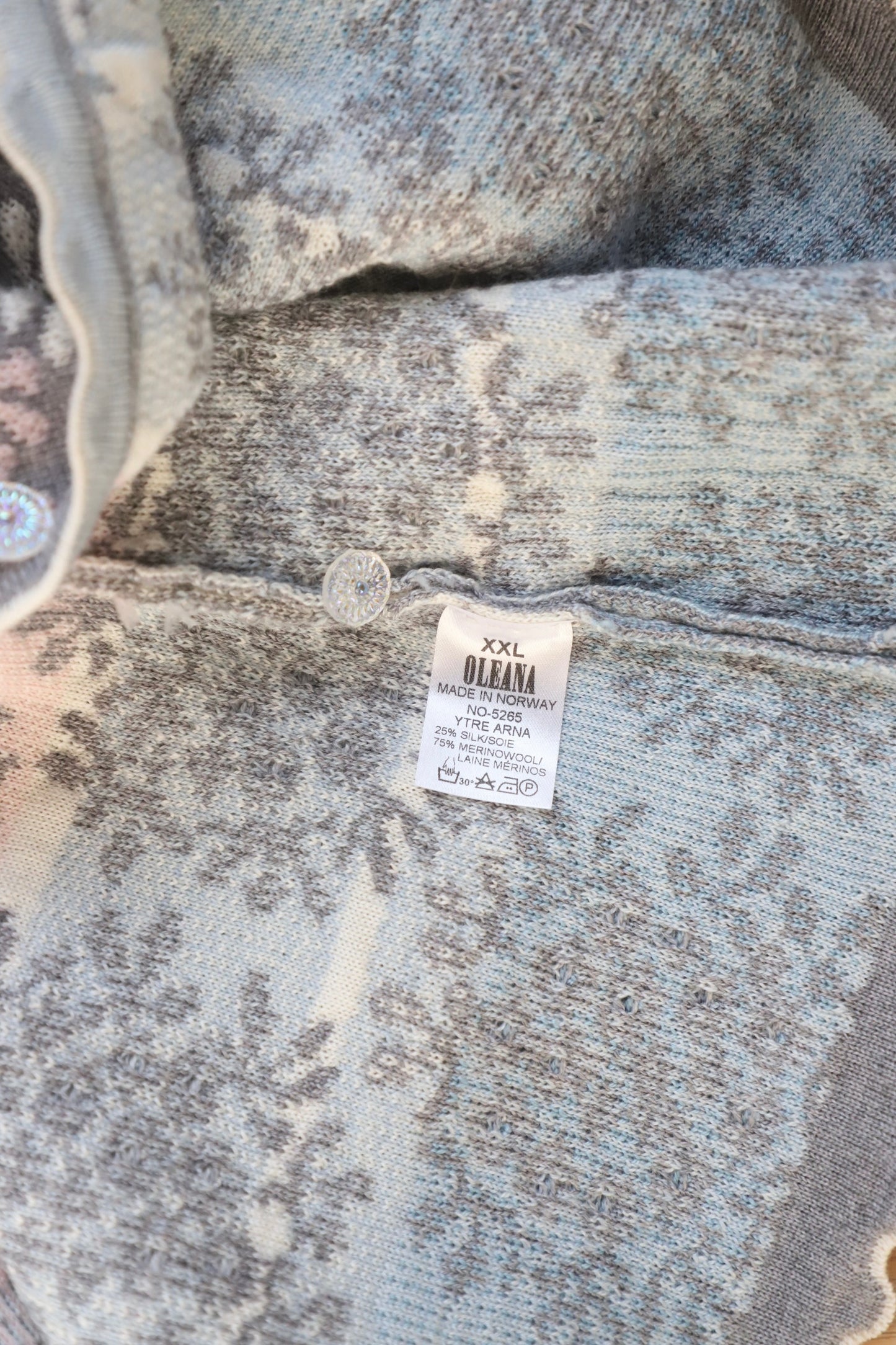 Norwegian Oleana wool/silk sweater