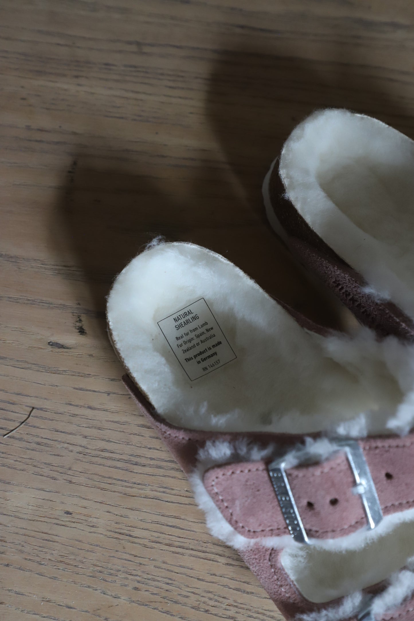 NEW Birkenstock AZ Sherling lined sandals size 37