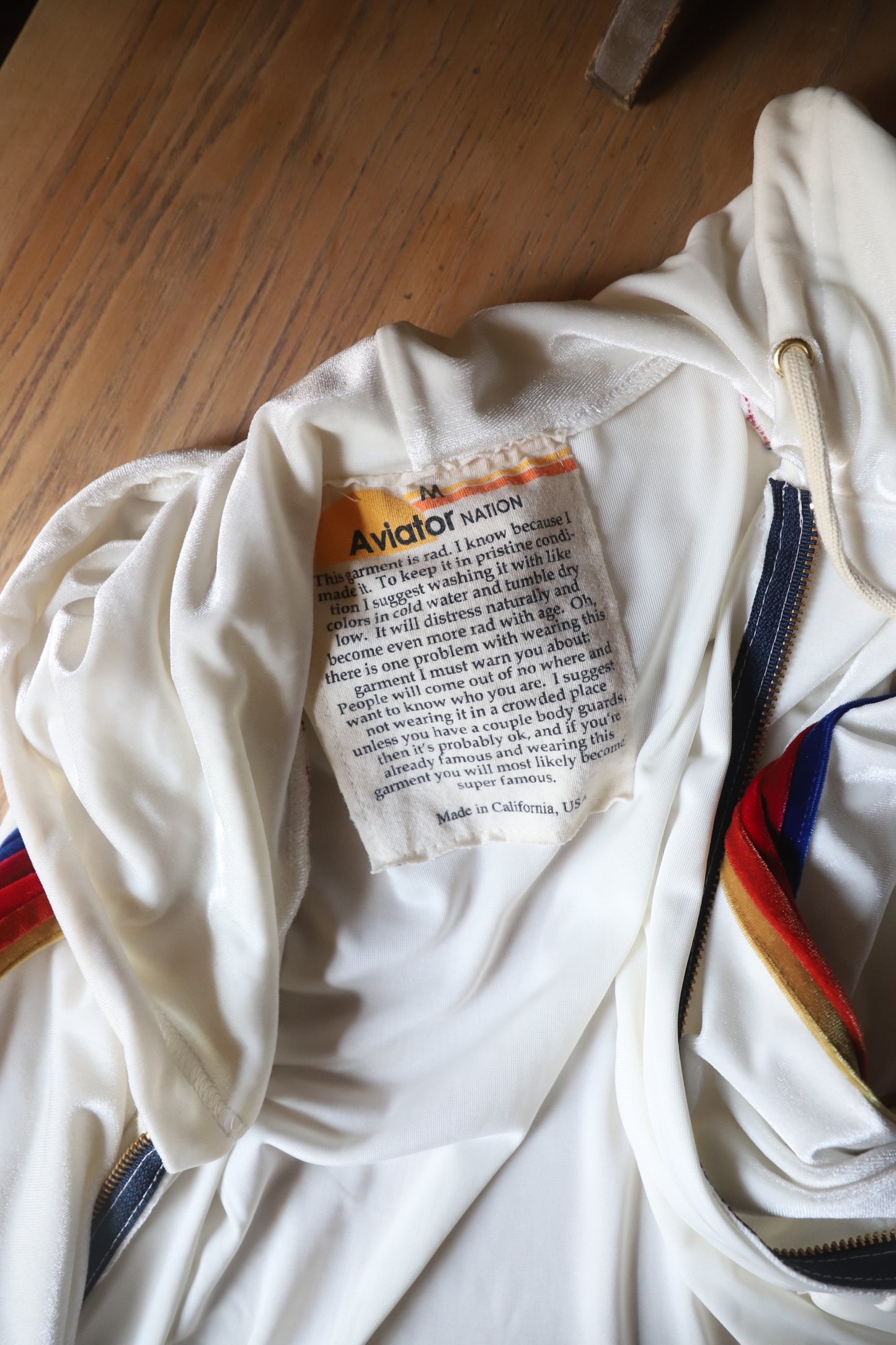 Aviator Nation velour jacket (see description for sizing)
