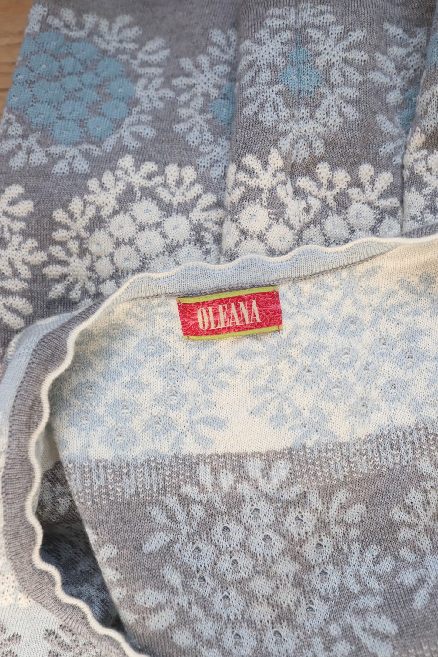 Norwegian Oleana wool/silk sweater