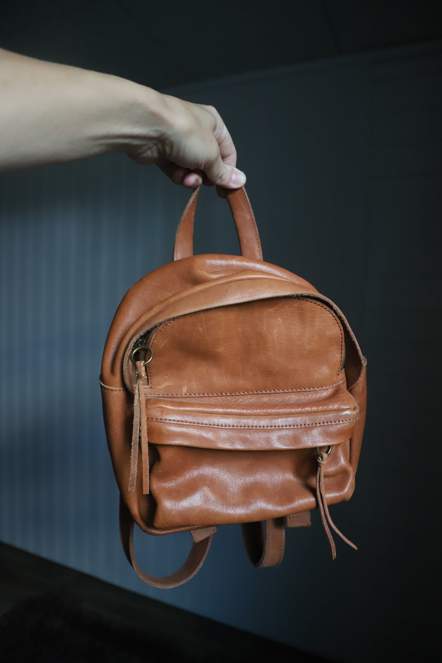 Madewell all leather backpack