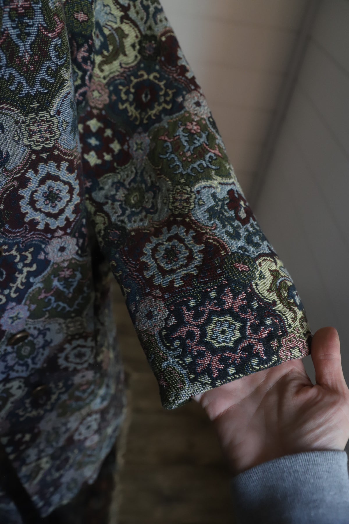 Vintage Fashionbilt tapestry coat