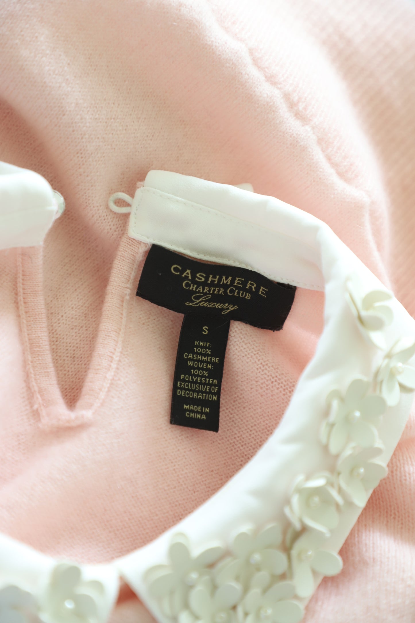 Charter Club Cashmere sweater size S