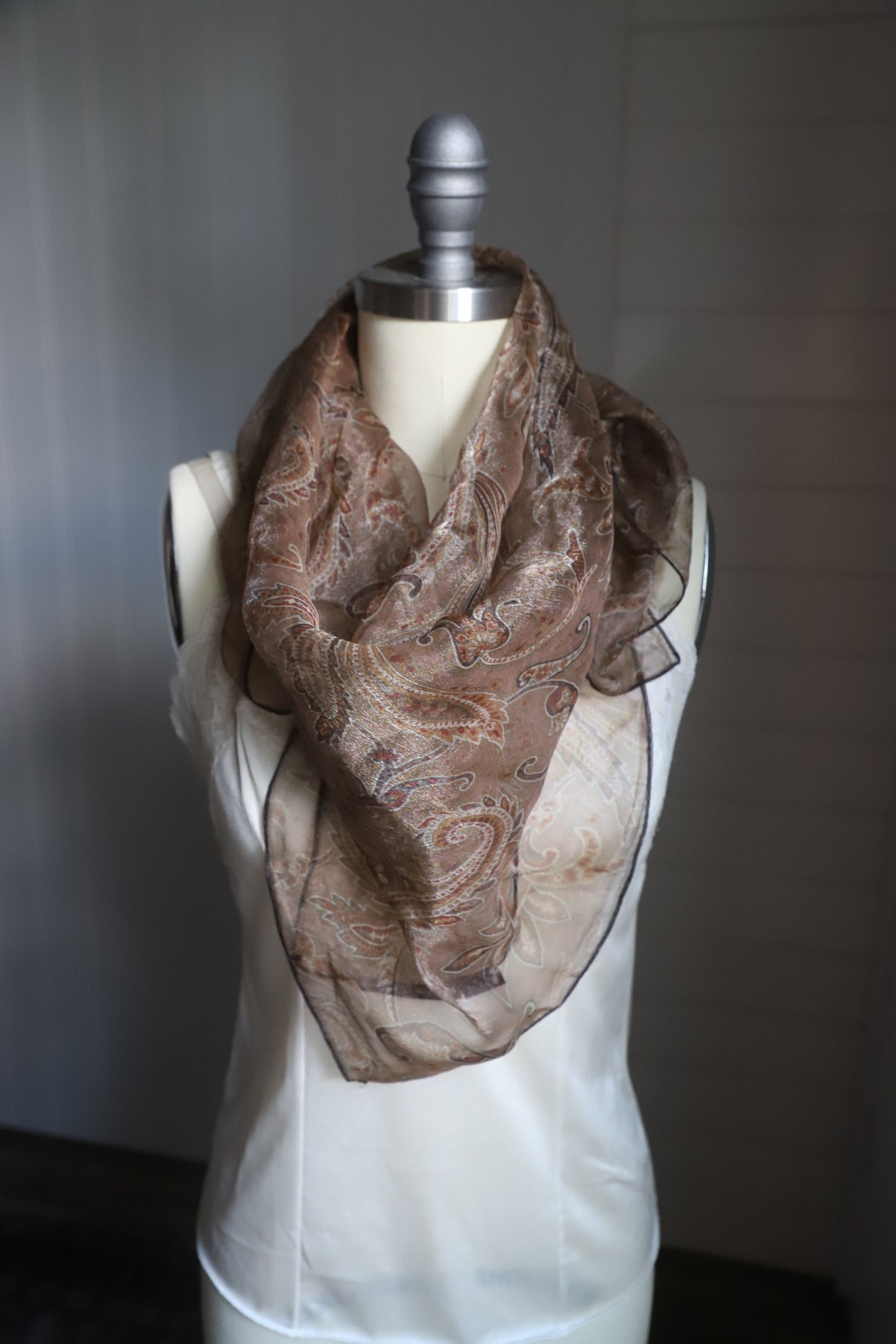 Vintage Ralph Lauren silk blend scarf