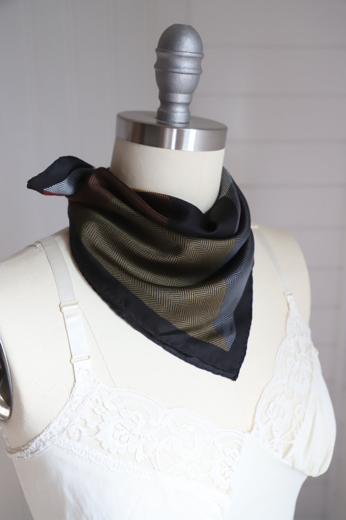Vintage Italian silk scarf