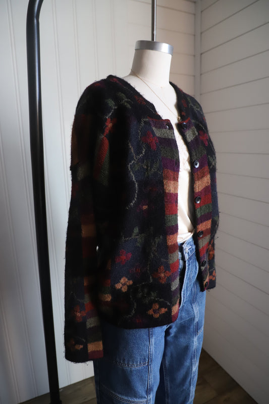 100% alpaca cardigan