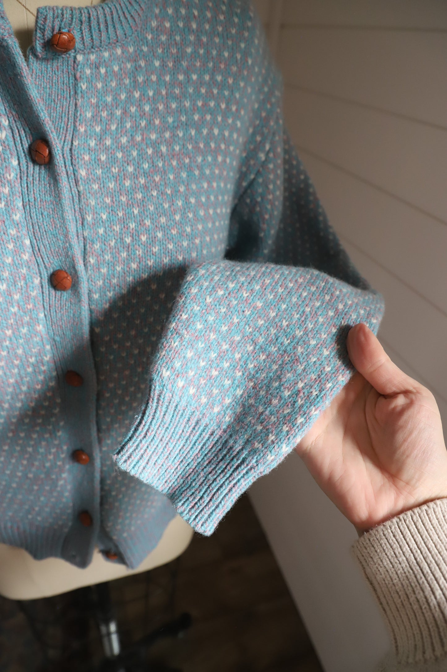 Vintage Woolrich wool blend cardigan size M