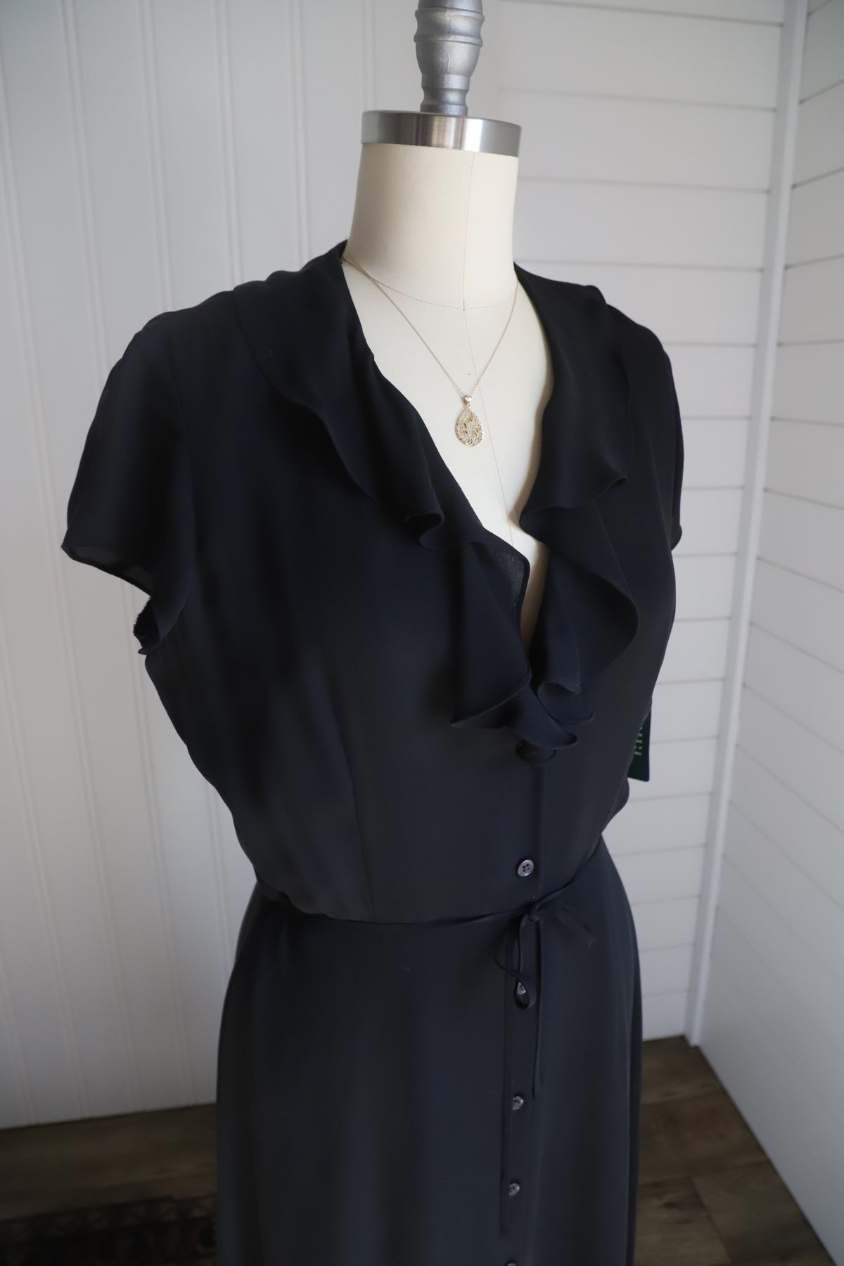 Vintage NWT Ralph Lauren 100% silk dress size 12