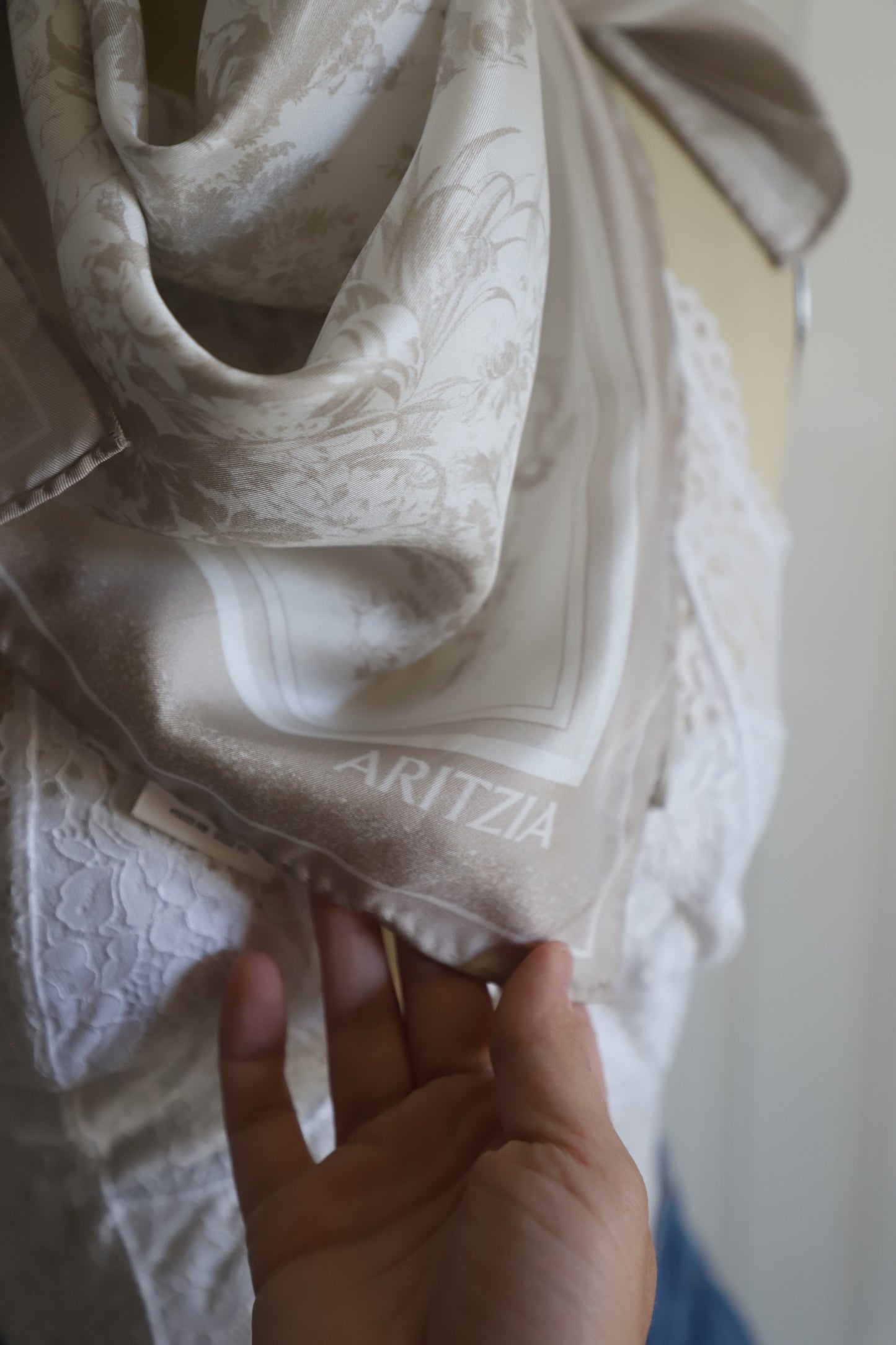 Aritzia Silk scarf